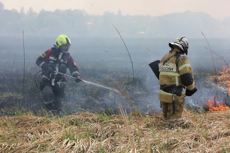 В Курске участились случаи пожаров при сжигании мусора, а также неконтролируемых горений травы.